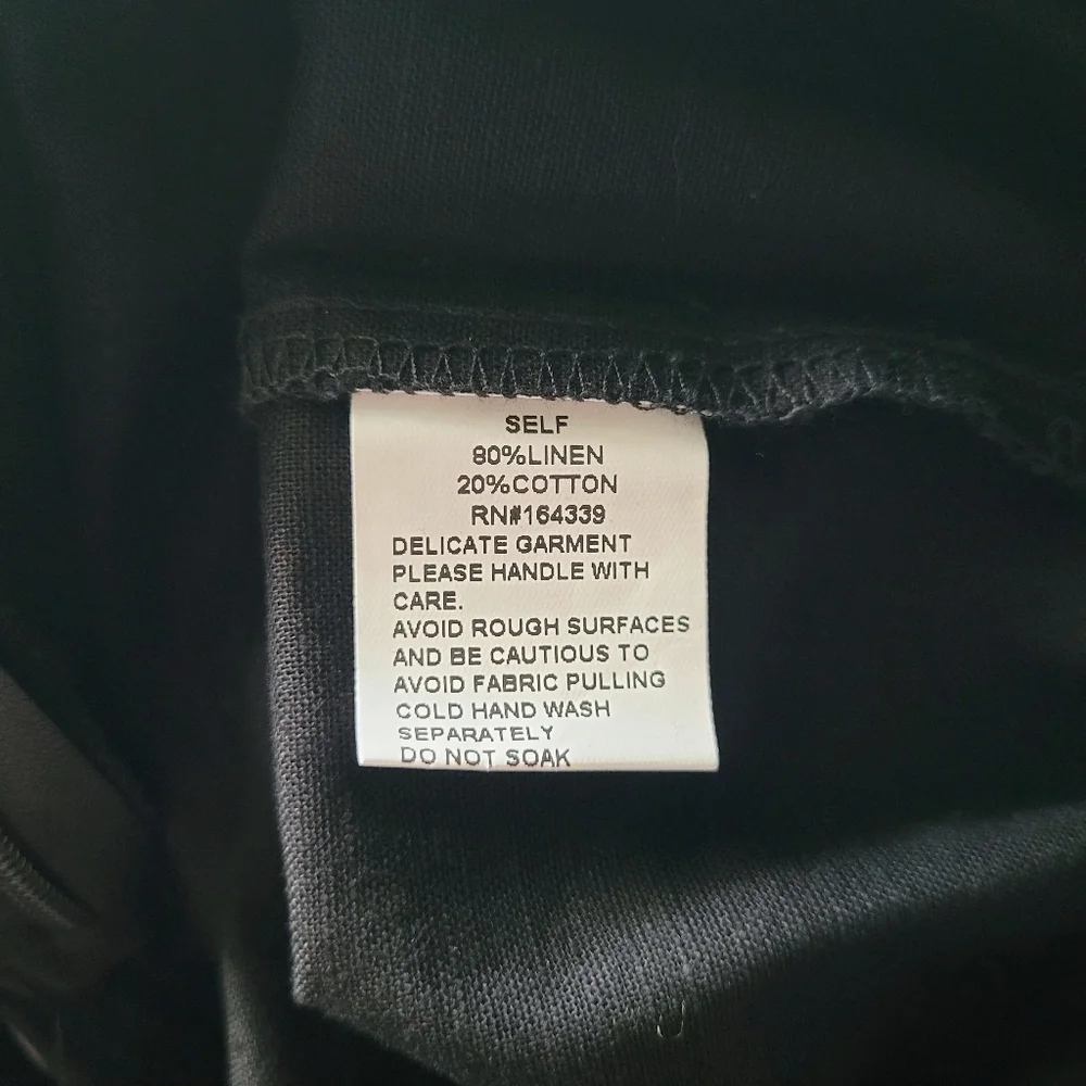 SNDYS Nina Wide Leg Pants Black - Picture 12 of 12